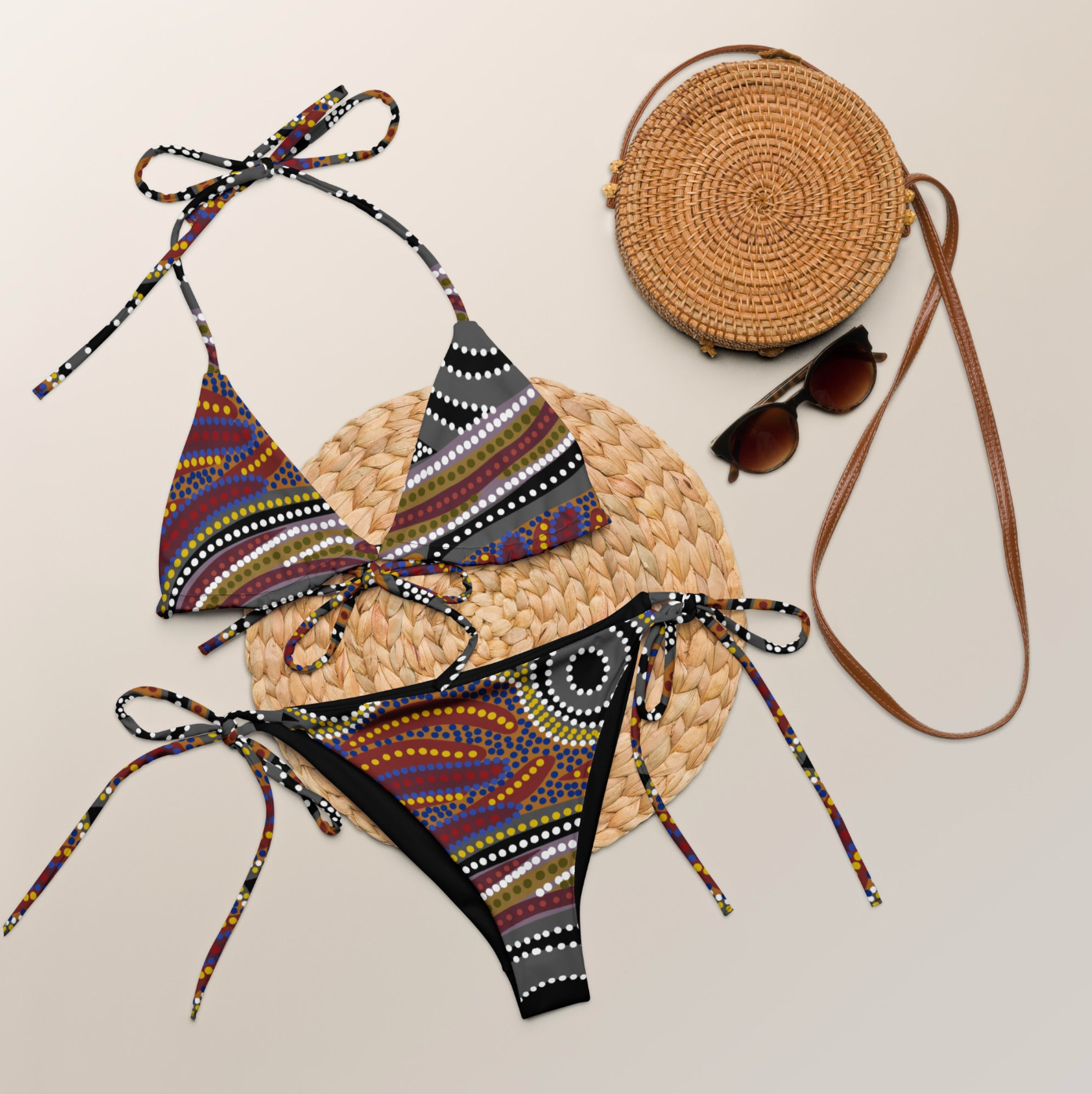 Kungka by Francine Kulitja Convertible Triangle Top-SALE