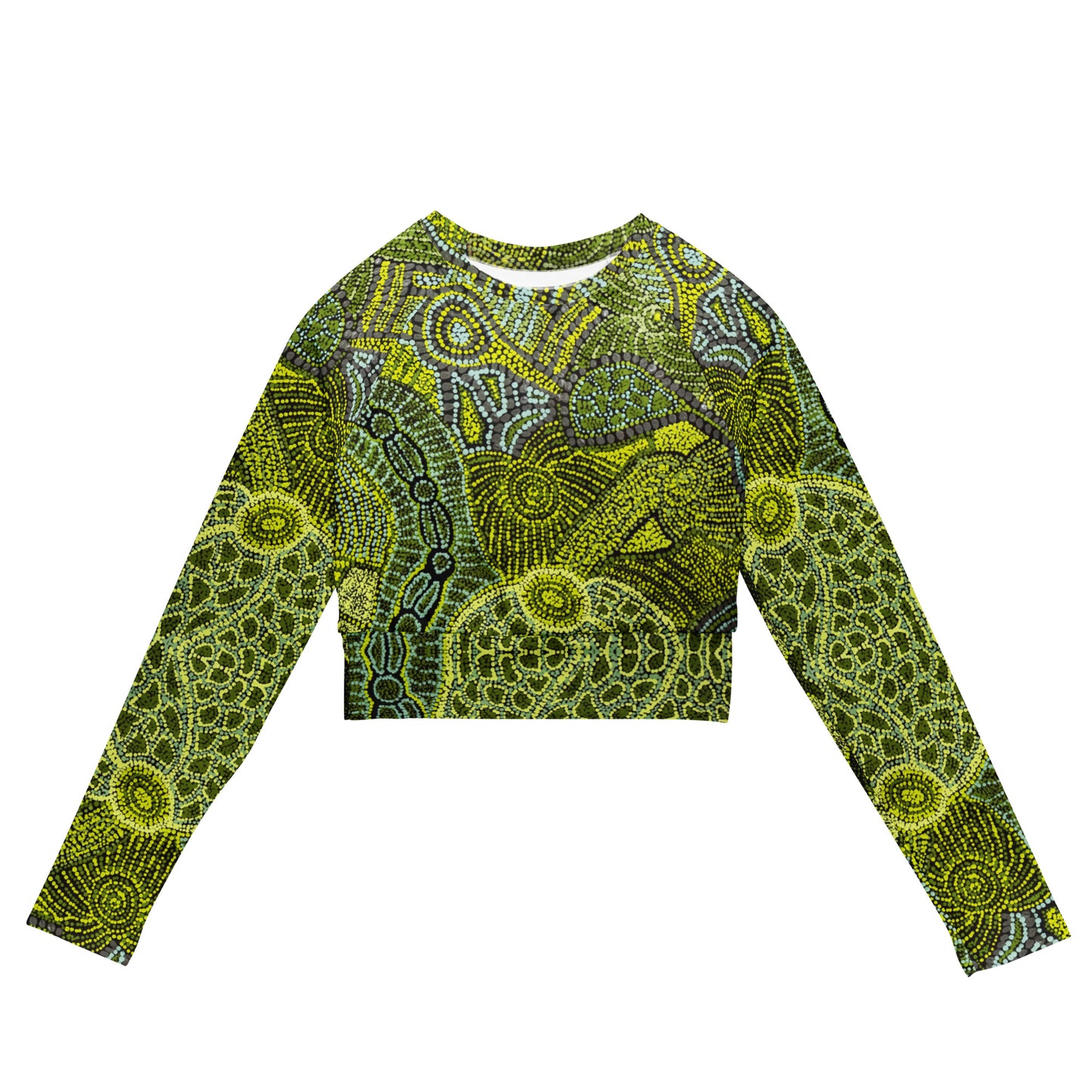 Minyma Kutjara by Francine Kulitja Crop Top rashguard