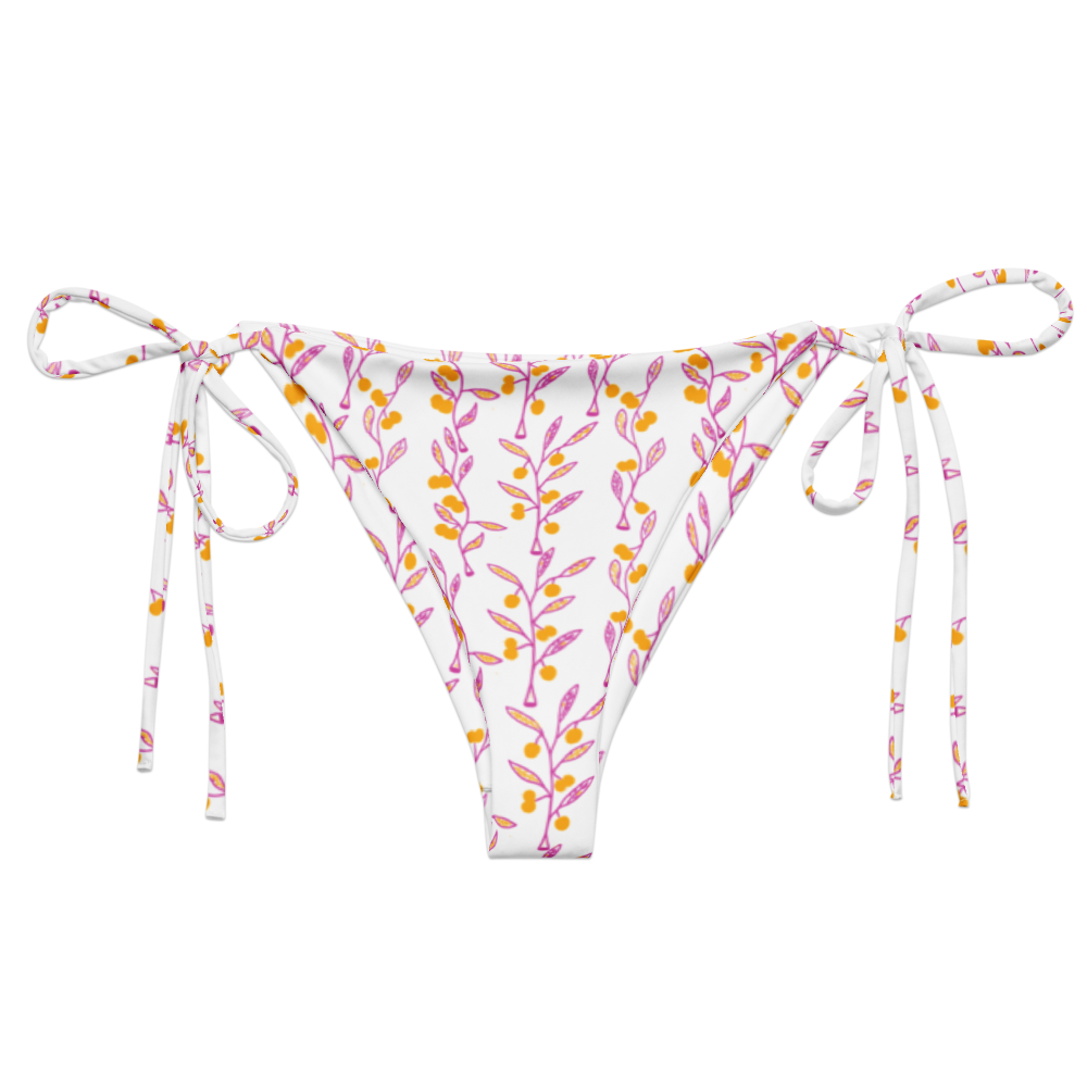 Wattle Tree Flower Tie Side Bottoms