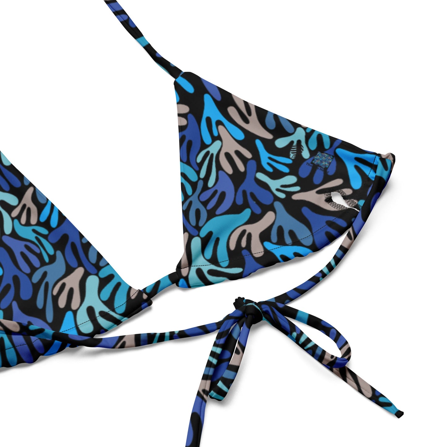 Water Plants Triangle Bikini Top - Milpali Triangle Top