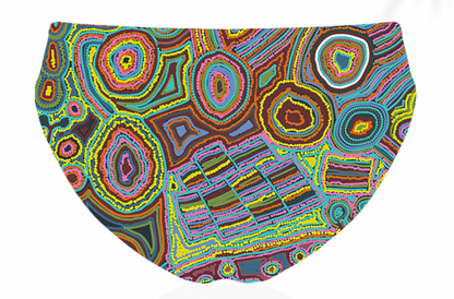 Rainbow Serpent Regular Brief Bikini Bottoms