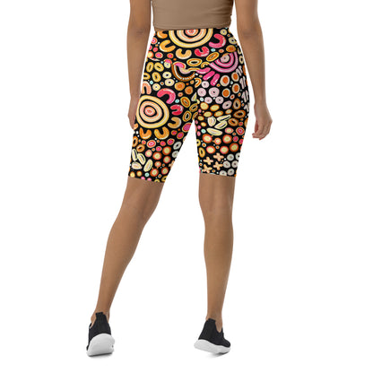 Ngarrakeetoon - Family - Biker Shorts