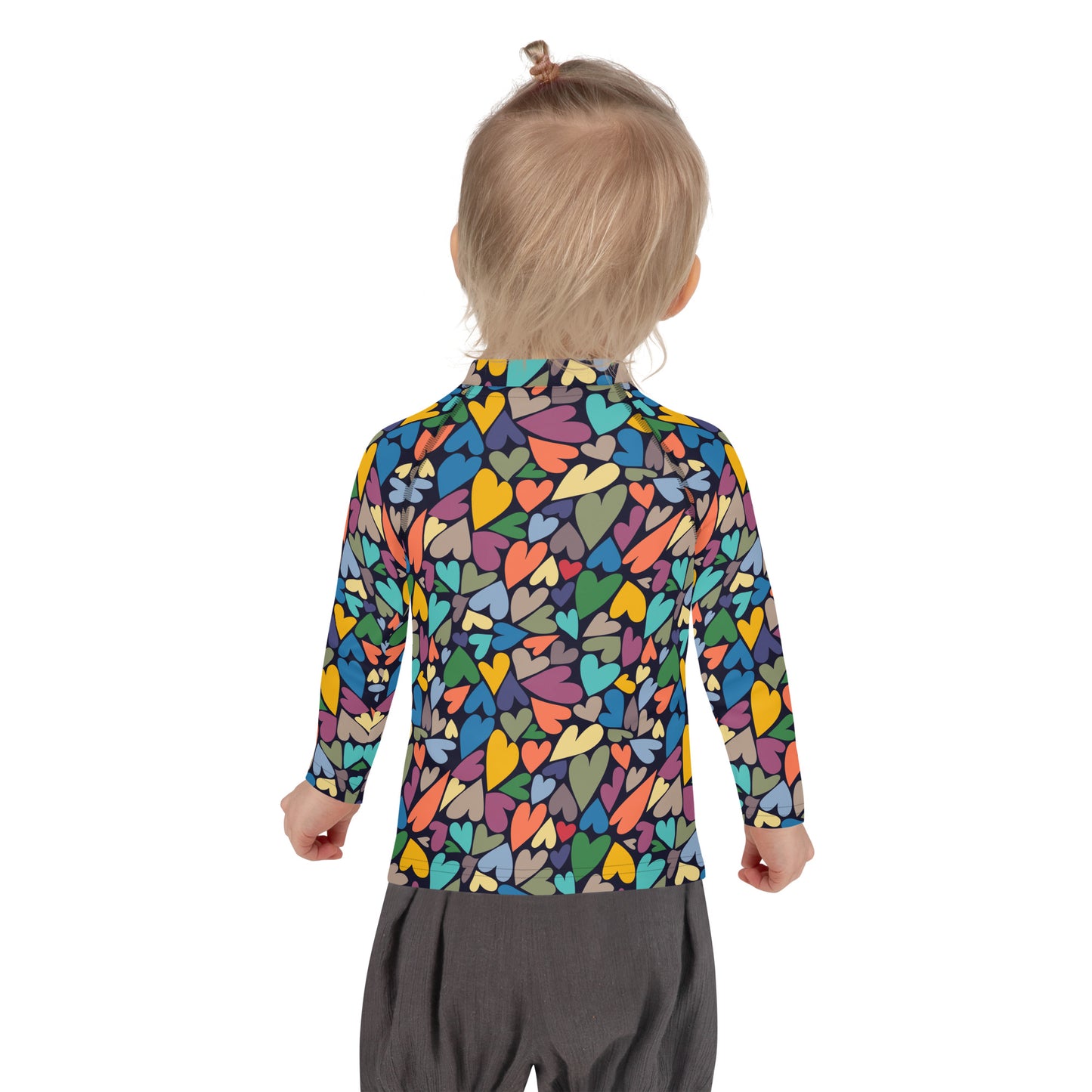 Heart Chase Kids Rash Guard