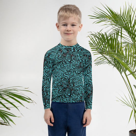 Underwater Groove Kids Rash Guard