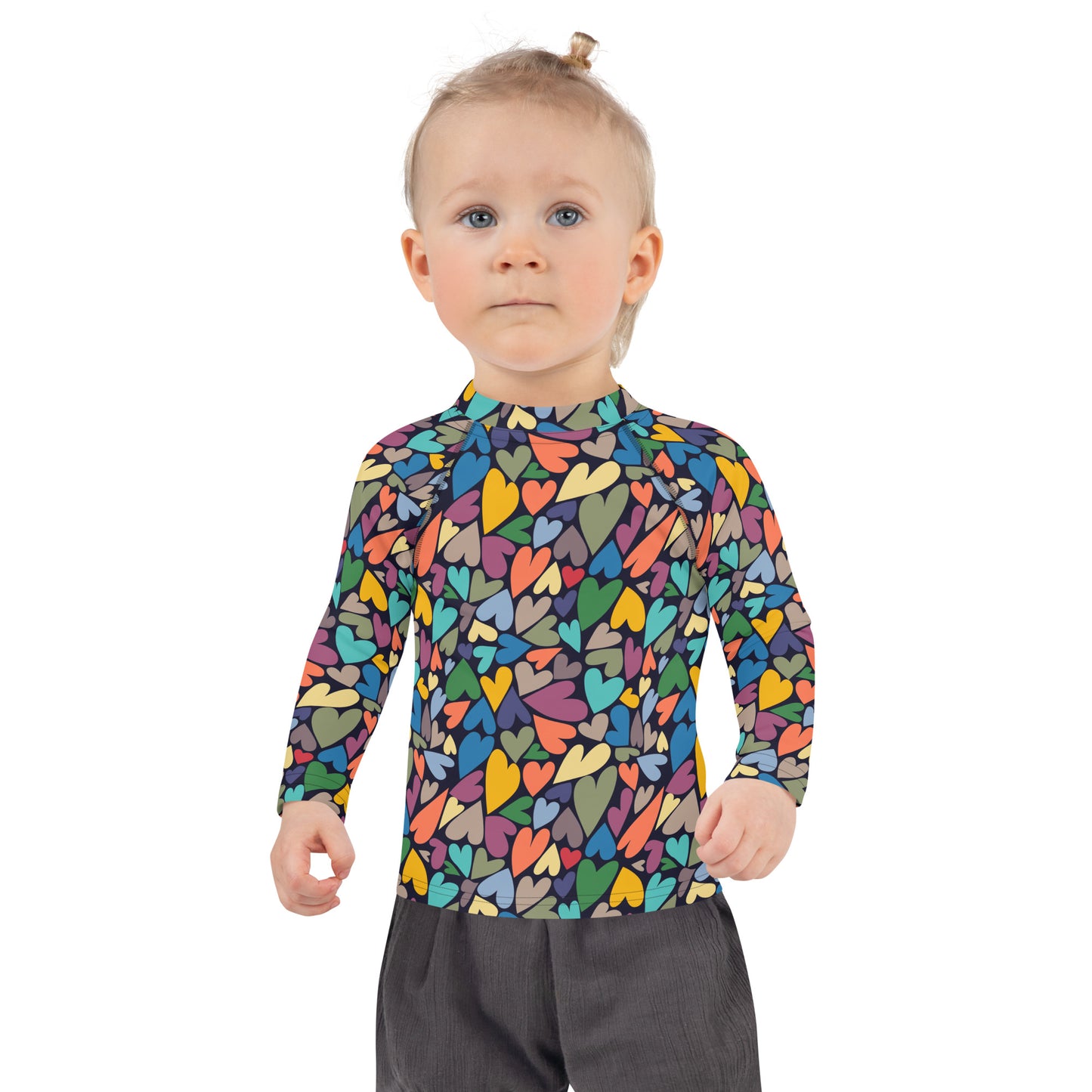 Heart Chase Kids Rash Guard