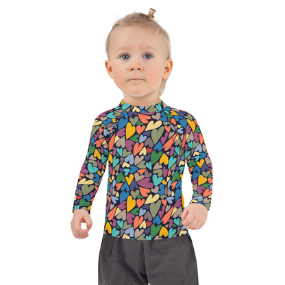 Heart Chase Kids Rash Guard