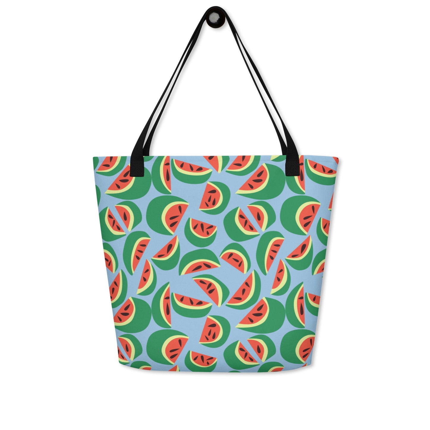 Watermelons Large Tote Bag with pocket  - SALE
