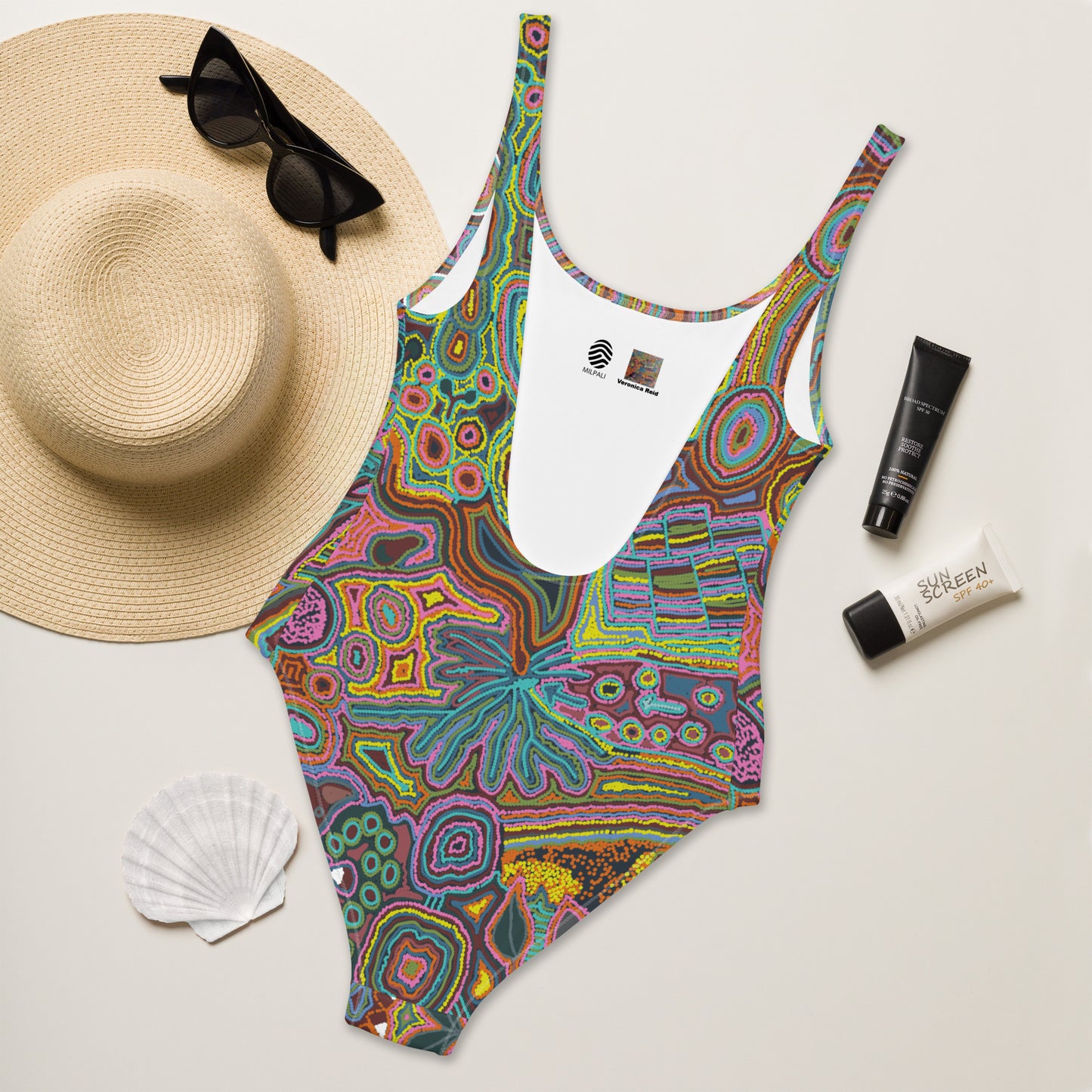 Rainbow Serpent One-Piece Swimsuit-SALE