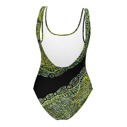Green Path One-Piece Swimsuit