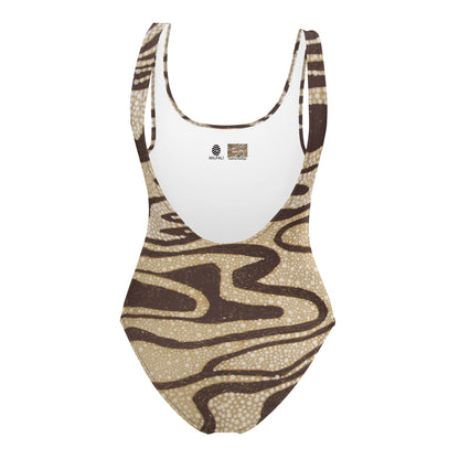 Maillot de bain une pièce Pantu par Selina Kulitja