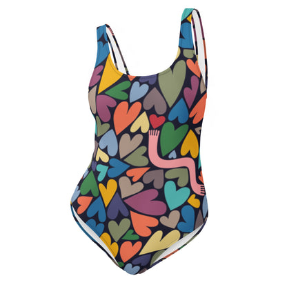 Heart Chase One-Piece Swimsuit - SALE