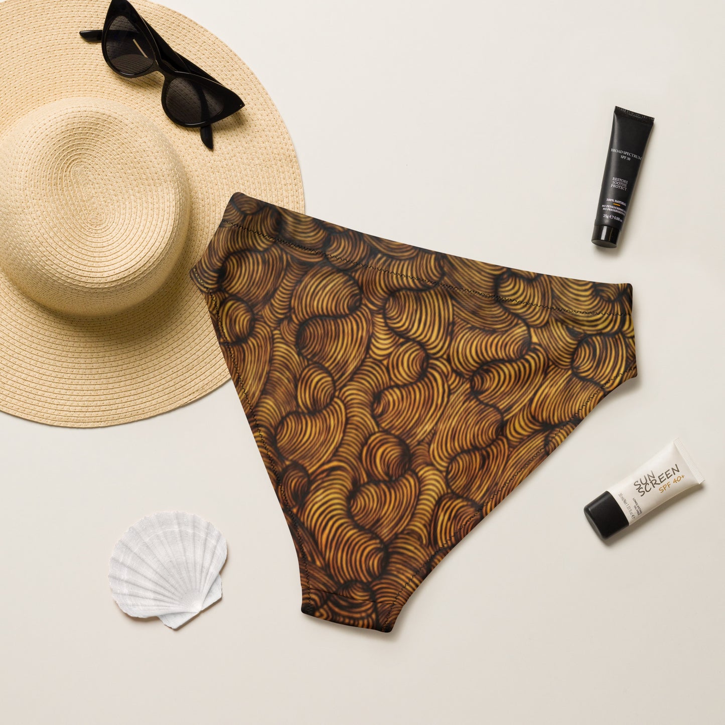 Tali by Lulu Cooley high-waisted bikini Bottoms-SALE