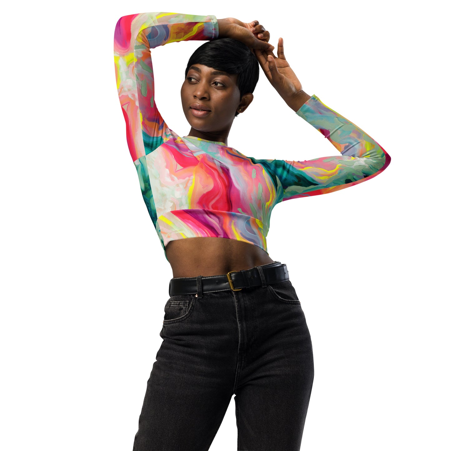 Sugar Coatd - Long-sleeve Crop top Rashguard women