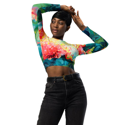 Into the Wild - Long-sleeve Crop Top Rashguard women