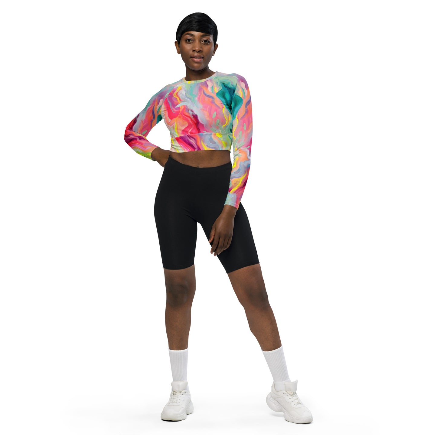 Sugar Coatd - Long-sleeve Crop top Rashguard women