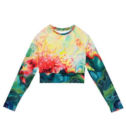 Into the Wild - Long-sleeve Crop Top Rashguard women