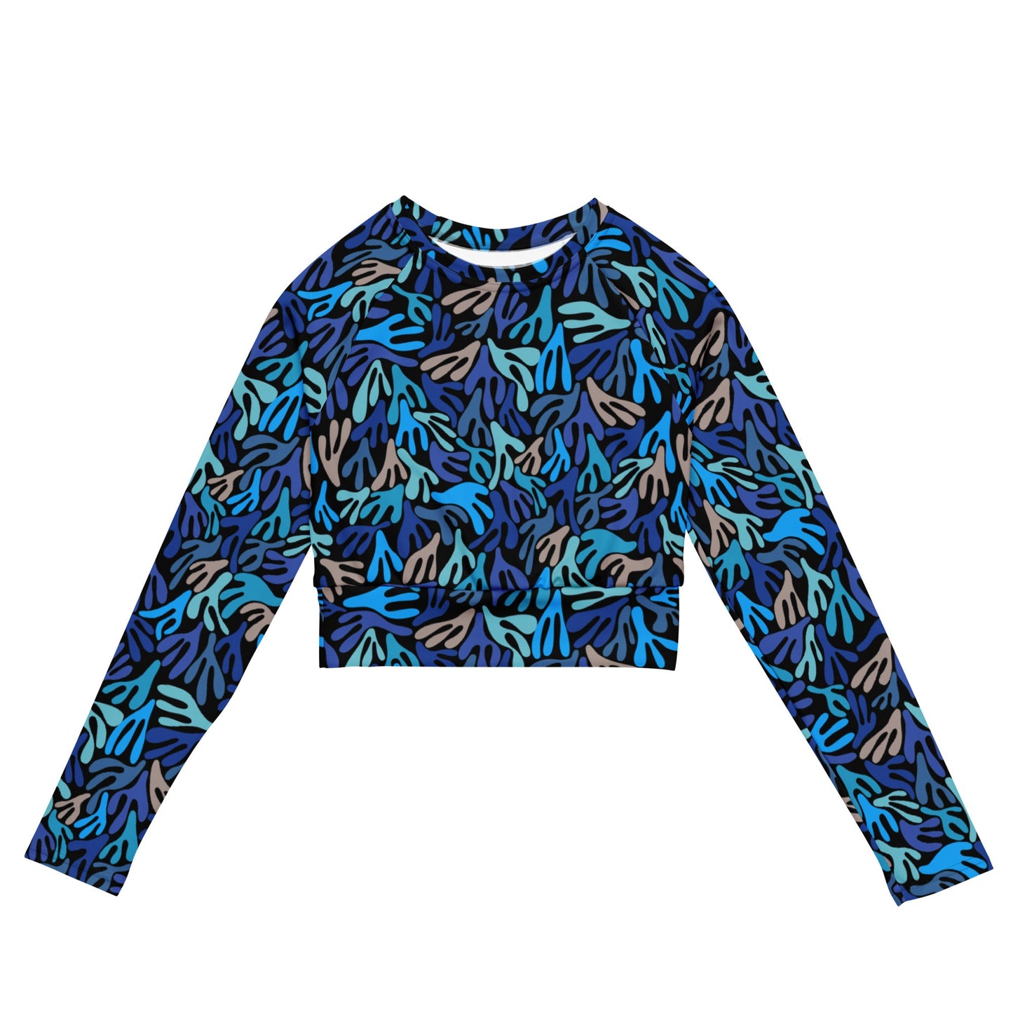 Water Plants Crop Top Rashie  - SALE