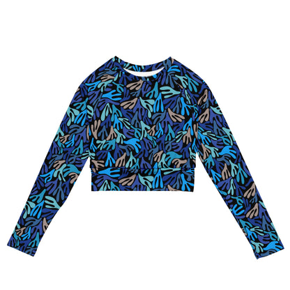 Water Plants Crop Top Rashie  - SALE