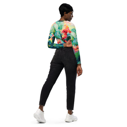 Into the Wild - Long-sleeve Crop Top Rashguard women