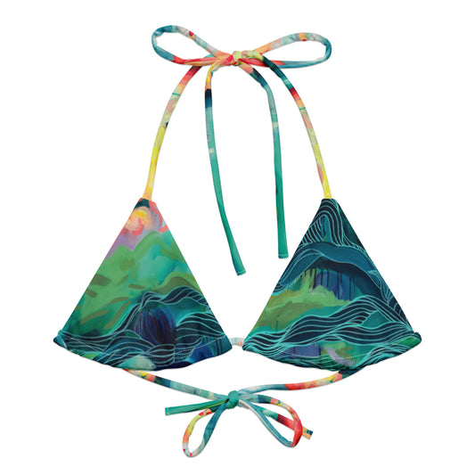 Into the Wild - Triangle Bikini Top by Julie Amlin