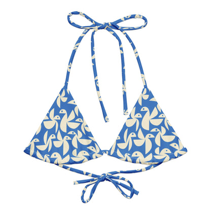 Birds Triangle Bikini Top - SALE