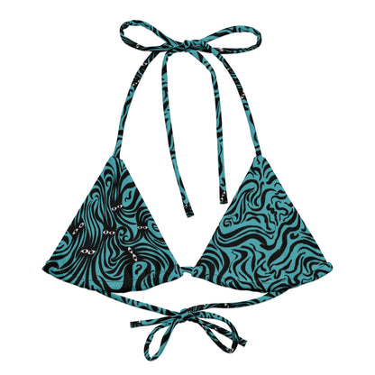 Underwater Groove Triangle bikini top - SALE