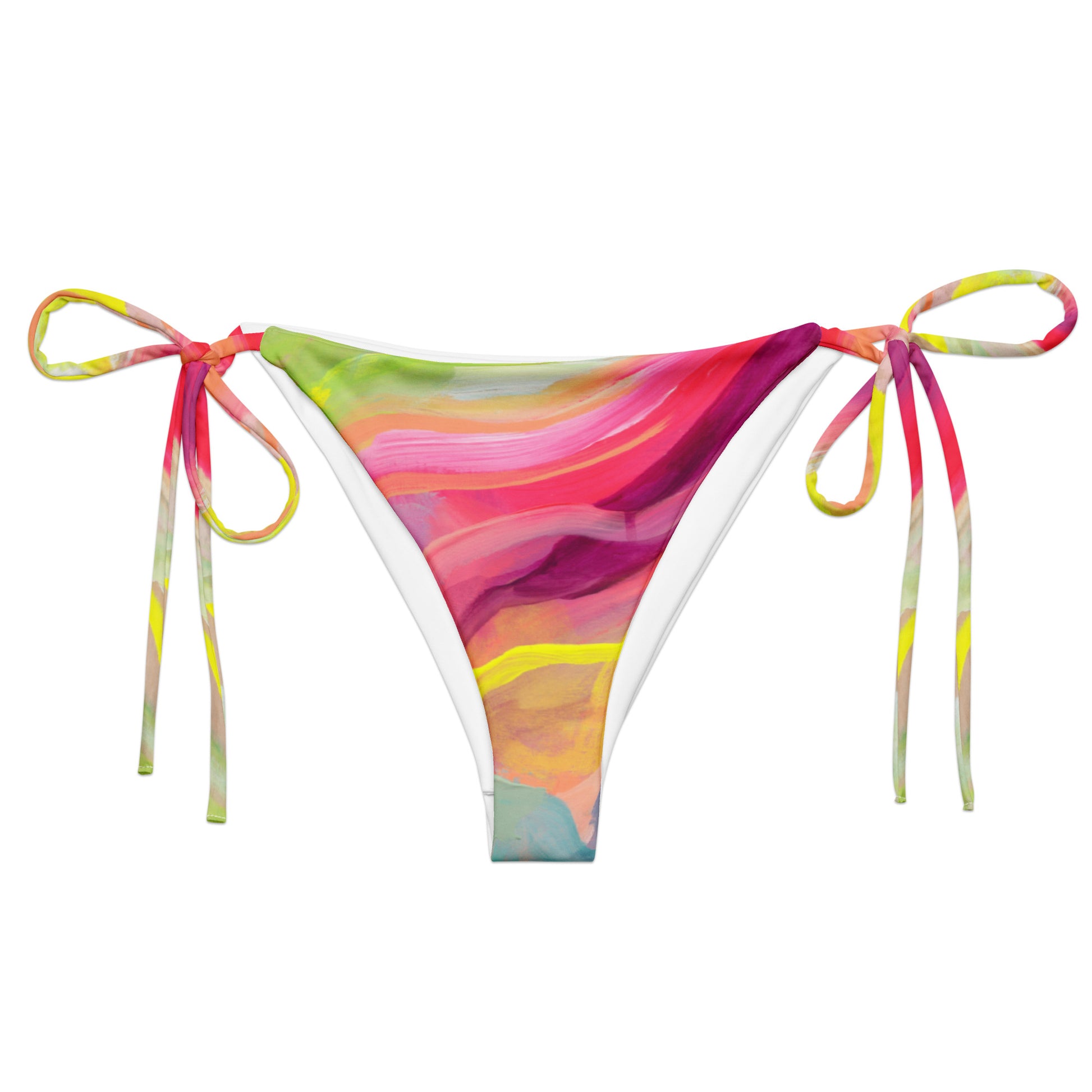 Sugar Coated Adjustable bikini Bottoms by Julie Amlin – Milpali