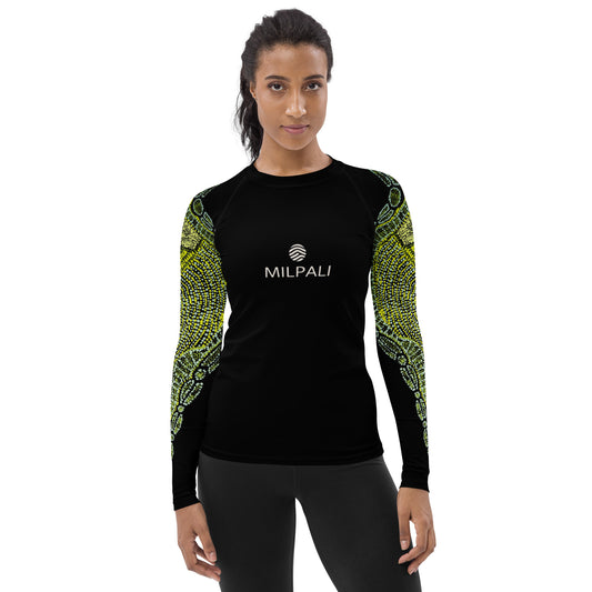 Green Path Women's Long Rash Guard