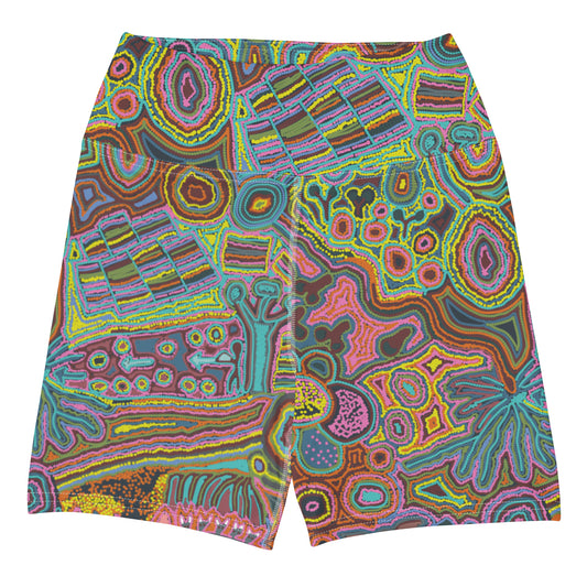 Rainbow Serpent Yoga Swim Shorts