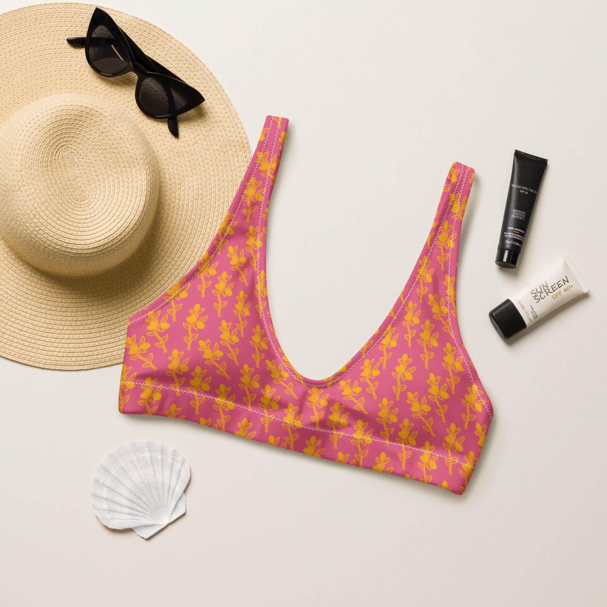 Conkerberry in Pink Bralette Top - Milpali