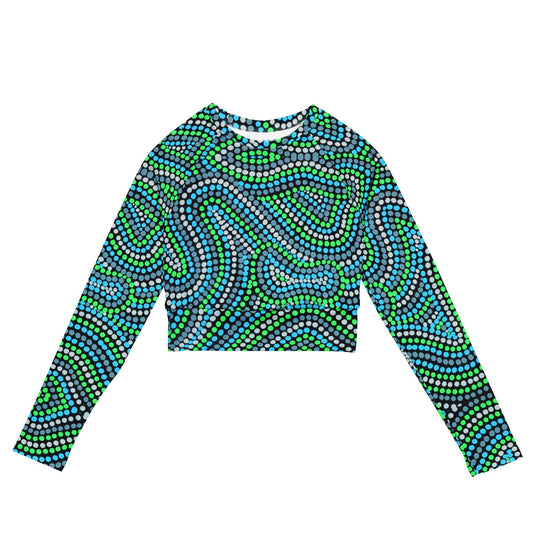 'Journeys' Crop Top Rashie - Milpali Crop Top Rashie