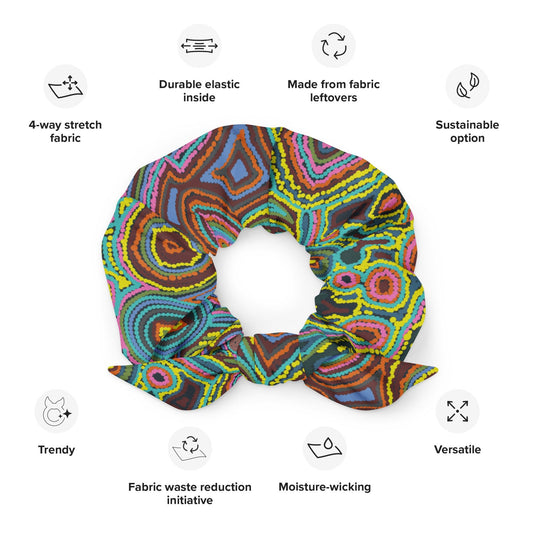 Rainbow Serpent Scrunchie - Milpali free_gift