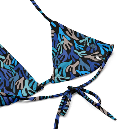 Water Plants Triangle Bikini Top - Milpali Triangle Top