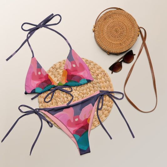 We should be more purple string bikini - Milpali Swimwear Separates