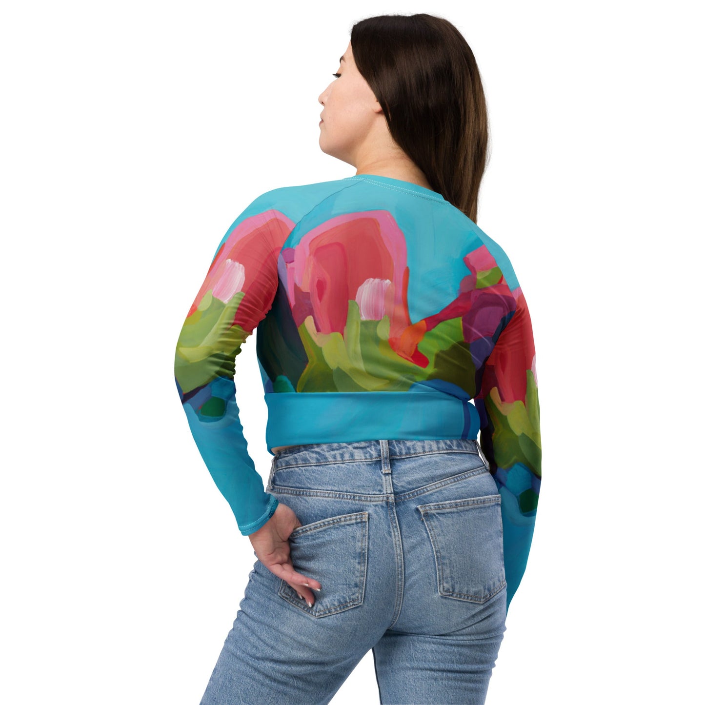 Dip in the Pool - long-sleeve Crop Rash Guard - Milpali