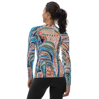 Beach Oasis Women's Rash Guard - Milpali