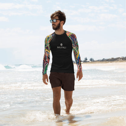 Club Tropicana by Carley Bourne - Men's Rash Guard - Milpali