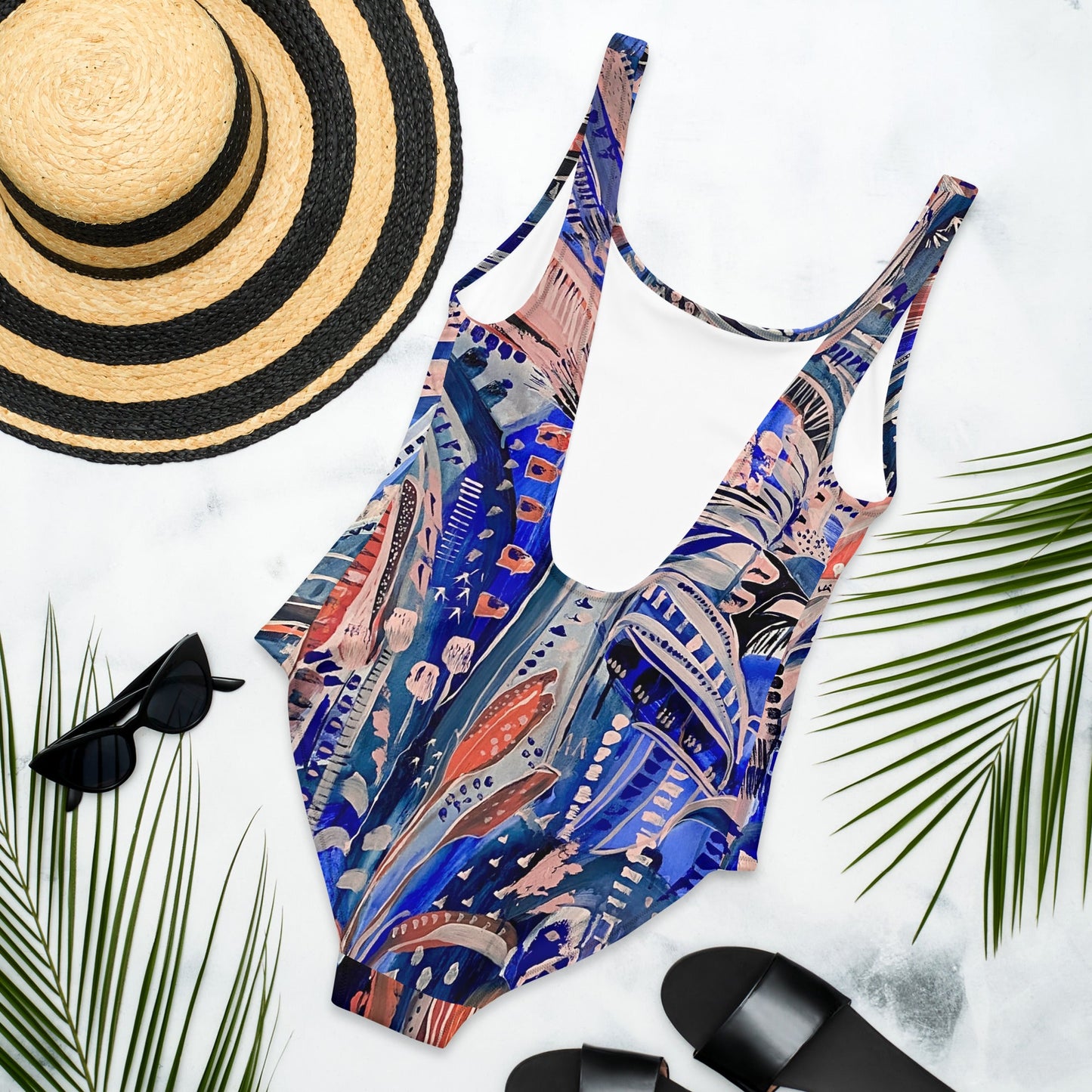 Electric Summer - one-piece swimsuit - Milpali Swimwear