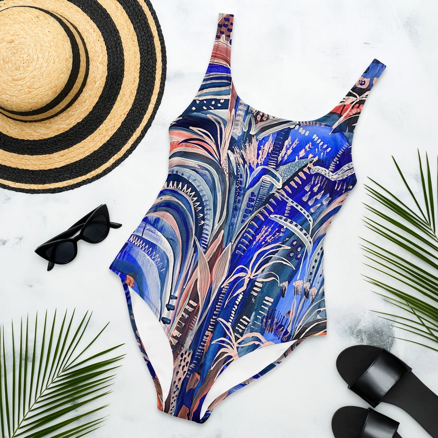 Electric Summer - one-piece swimsuit - Milpali Swimwear