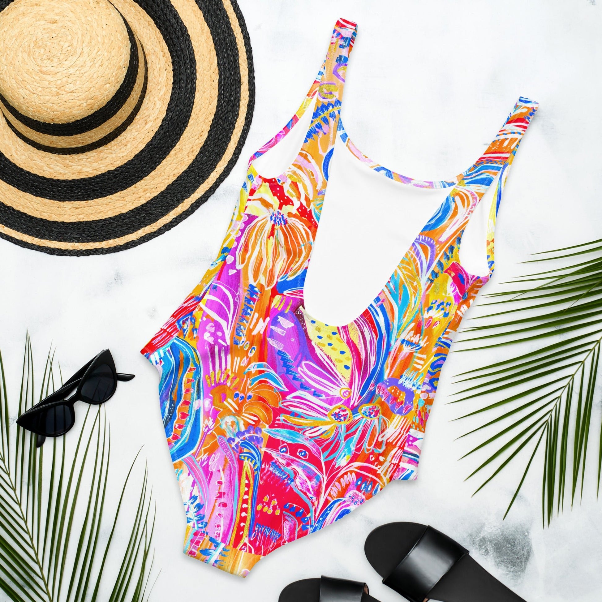 Floral Delight One-piece swimsuit - Milpali Swimwear