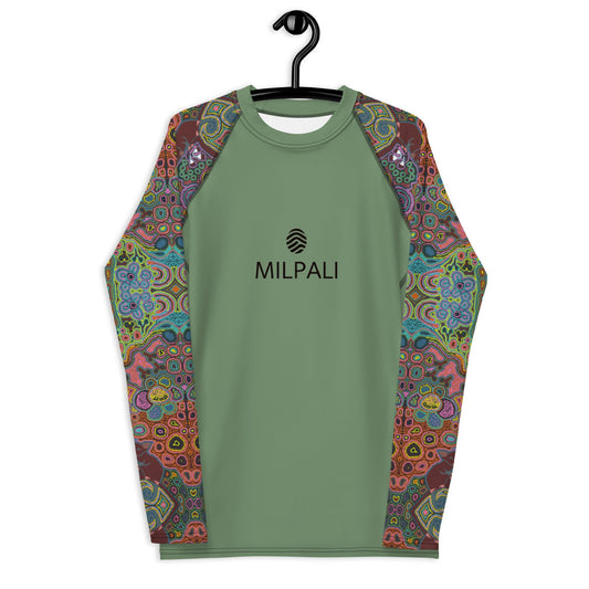 Ninu Men's RashGuard by Veronica Reid - Milpali