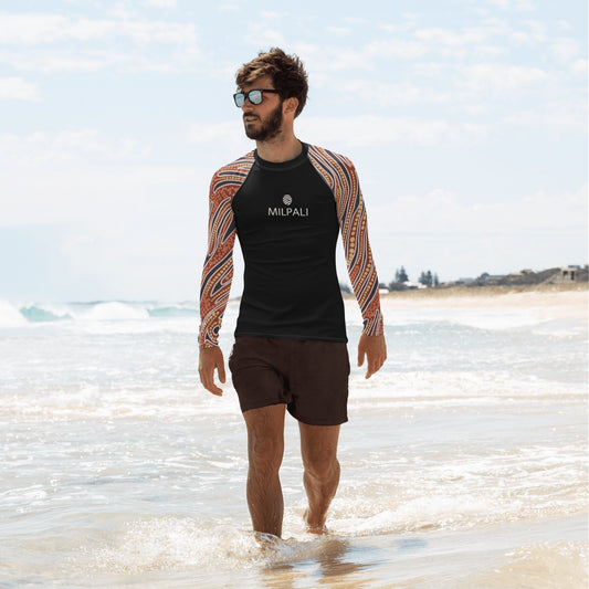 Red Earth Men's Rash Guard - Milpali