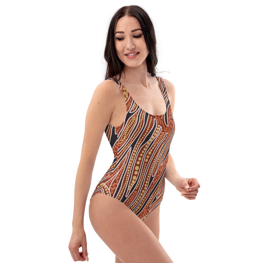 Red Earth - One-Piece Swimsuit - Milpali Swimwear