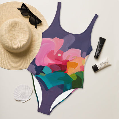 We should all be more purple - One-Piece Swimsuit - Milpali Swimwear
